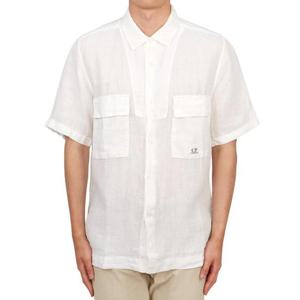 CP컴퍼니 남성 린넨 반팔 셔츠 16CMSH210A 005415G 103