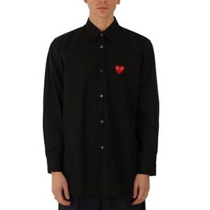 [국내배송] 꼼데가르송 레드하트 와펜 남성 셔츠 AZ-B002-051-1