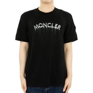 디몬트 24 S/S 몽클레어 남성 로고 패치 레터링 반팔(블랙) 8C00002 89A17 999