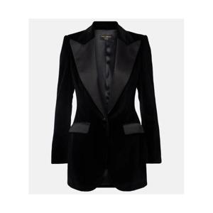 돌체앤가바나 코튼 블렌드 벨벳 턱시도 재킷 P01106478