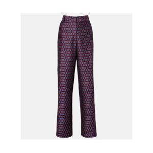 드리스반노튼 하이라이즈 자카드 와이드 팬츠 P01092143