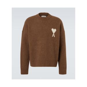 Ami Paris 알파카 울 블렌드 스웨터 P01069435