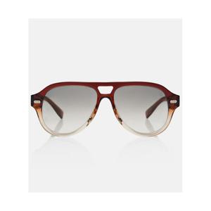 Brunello Cucinelli Paul 에비에이터 선글라스 P01121357