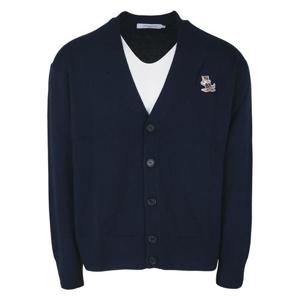 메종키츠네 드레스드 폭스 울가디건 KM00504 KT1036 P480