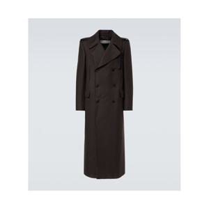 드리스반노튼 더블 브레스티드 울 블렌드 코트 P01086434