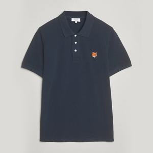 25FW 메종키츠네 폭스헤드 레귤러 폴로 반팔티셔츠 블루 PM00209KP0002 0413