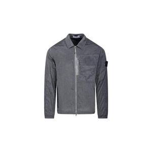 스톤아일랜드 로고 패치 지퍼업 오버셔츠 K2S151200031S0019 V006B TP953311526