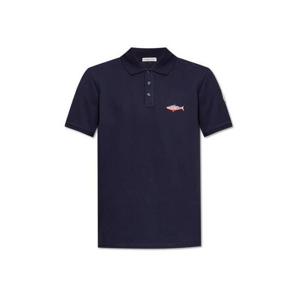 25 FW 몽클레어 샤크 패치 피케 코튼 퓨어 폴로 셔츠 K10918A0001289A16