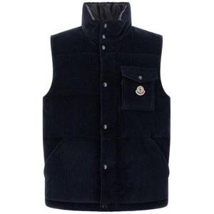 25 FW 몽클레어 Agen 아장 버튼업 와펜 코튼 퓨어 베스트 K20911A00191598XG