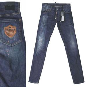 [쏘카라멜 울산]디스퀘어드 리트로 방패진 슬림핏 S74LB0180