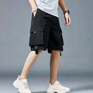 포켓 카고 반바지 남성 데일리 스트릿 카고