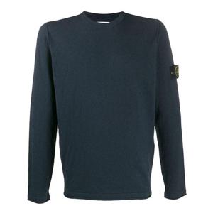 스톤아일랜드 7215502B0 V0020 와펜패치 네이비 남성 니트