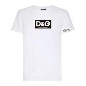 돌체앤가바나 반팔 티셔츠 G8QI4TFU7EQ W0800 BIANCO OTTICO