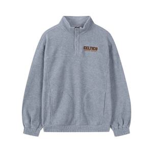 [엔비에이]남녀공용 엔비에이 [BOS] 플리스 하프 버튼 맨투맨 N254TS034P