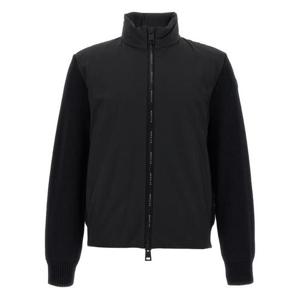 25 FW 몽클레어 매트 이펙트 지퍼 울퓨어 가디건 블랙 K20919B00054M1282