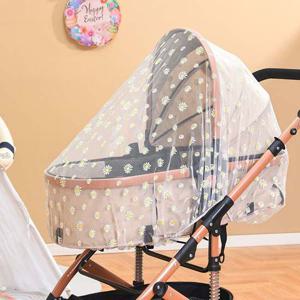 유모차 모기장 방충망 덮개 개모차 국화 망사 벌레 차단 가리개 커버