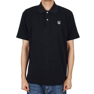 메종키츠네 25FW 남성 폭스헤드 컴포트 피케티 블랙 PM00210KP0001 P199