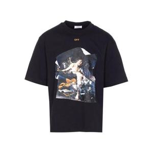 오프화이트 반팔 티셔츠 OMAA120F25JER00R 1016 BLACK OC