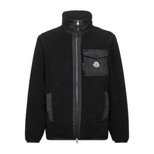 25 FW 몽클레어 테디 포켓 집업 스웨트셔츠 블랙 K20918G0004389B59