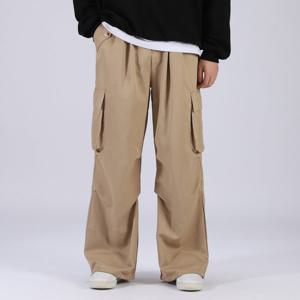 [후앙스] 스트링 밴딩 루즈핏 카고 포켓 바지 팬츠 HKCP7005