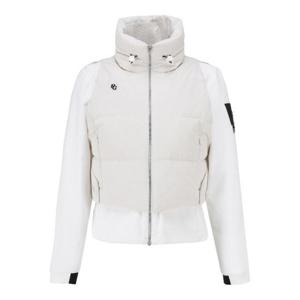 파리게이츠골프패딩 NQC 521D4JP502_IV 여성 우븐 믹스 베스트 레이어드 점퍼