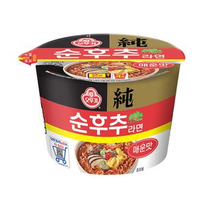 컵라면 큰사발 오뚜기 순후추 매운맛 105g 12개