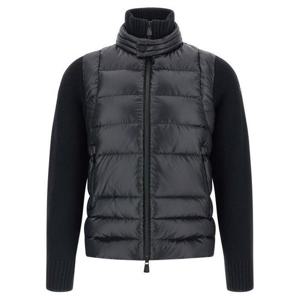 25 FW 몽클레어 그레노블 패디드 나일론 집업 가디건 블루 K20979B00009M1122