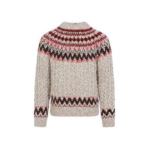 25 FW 몽클레어 그레노블 자카드 버진울 블렌드 크루넥 점퍼 K20979C00003M7948