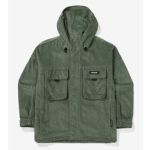 휠라 남여공용 코듀로이 후드 바람막이 FS2JKF4132X_DTG