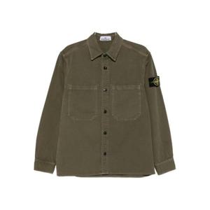스톤 아일랜드 긴팔 셔츠 K2S151200025S0184V0154 MILITARY GREE