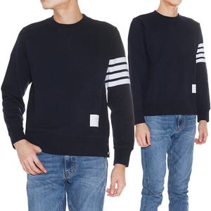 [라이크어스타] 25SS 톰브라운 사선완장 밑단절개 크루넥 맨투맨 MJT021H 00535 461