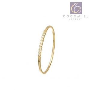 14K 일자 큐빅 R-13 금반지 골드링 패션반지 반지