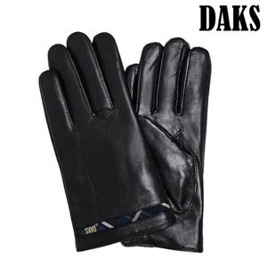 [닥스(장갑)]하우스체크 포인트 남성가죽장갑GPU707I
