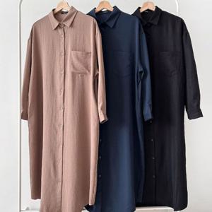 나야홍 / 빅사이즈원피스 V539L510 필수소장롱셔츠원피스 AR