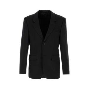 발렌시아가 스탠다드 테일러드 싱글 자켓 850759TPT07 1038 Blac