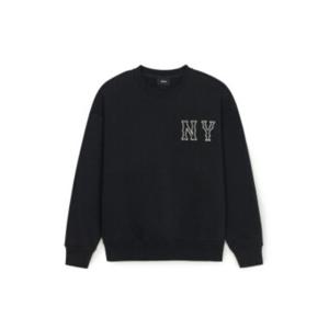 MLB긴팔티 PQJ 3AMTB3146-50BKS 공용 쿠퍼스 스몰로고 메가 오버핏 기모 맨투맨