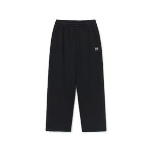 MLB바지 PQJ 3APTB1246-50BKS 베이직 스몰로고 기모 와이드팬츠 뉴욕양키스