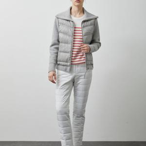 [올리비아로렌]VVBKD4W9381 니트패치다운점퍼