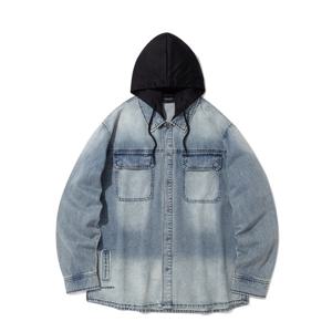 [인터크루]스톤워싱데님긴팔셔츠 블루 ITZ3YE31A