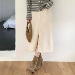 [다잇템][다잇템] 여성 슬릿 골덴 키치무드 롱스커트_23540733_5