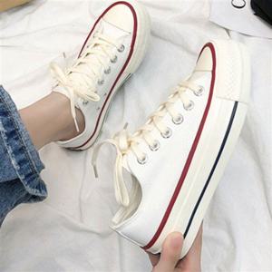 운동화 캐주얼 패션 여성 통굽 캔버스 스니커즈 신발