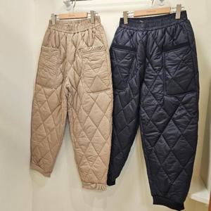 스테파니 HC07 양포켓  조거 패딩 바지 A25PT5407