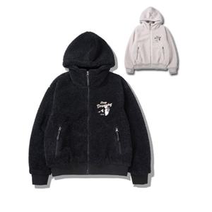 [지프]남녀공용 플리스 속퀼팅누빔 후드집업(JP4JPU260)