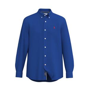 [헤지스]헤지스 블루 솔리드 옥스포드 셔츠 HZSH4C101B3