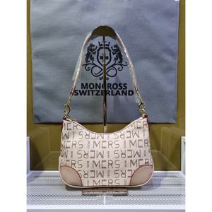 [몽크로스]몽크로스 레터링 자가드 호보백 WT58237-1(베이지)_DG