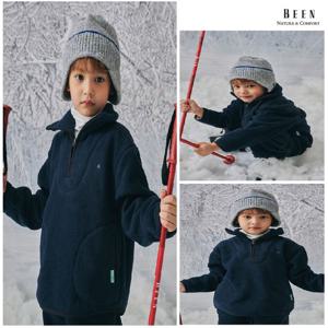 [빈BEEN]BZ71TS02NV 네이비 폴라폴리스 하프 집업 티셔츠