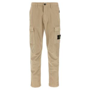 25 FW 스톤 아일랜드 콤파스 패치 카고 팬츠 베이지 K1S153100304S0010