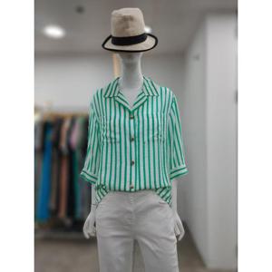 SI 세이브존04 스트라이프 7부 셔츠 SIB1124210GRP