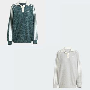 [아디다스] 우먼스 오리지날 부클레 오버핏 폴로 크루 2종 택1 KS7790 KS7791