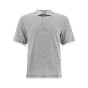 25FW 브루넬로 쿠치넬리 Linen 앤 코튼 폴로 셔츠 MW8353966CJC56